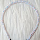 Diadeem Glitter wit