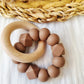 bijtring met naam basic brownie