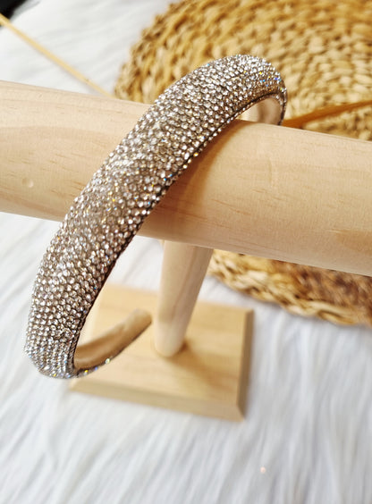 Diadeem strass zilver
