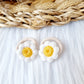 Mini haar elastiekjes jasmin 2 stuks wit
