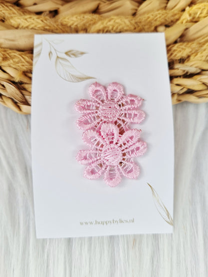 Anti-slip haarspeldje Blossom roze