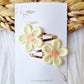 Haarspeldje cherry blossom 2 stuks geel