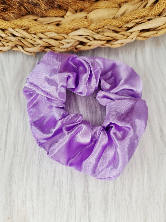 Satijnen Scrunchie Lila
