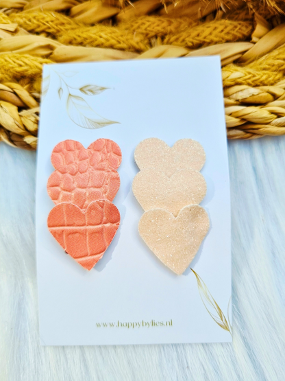 Leatherlook anti-slip haarspeldjes Eef