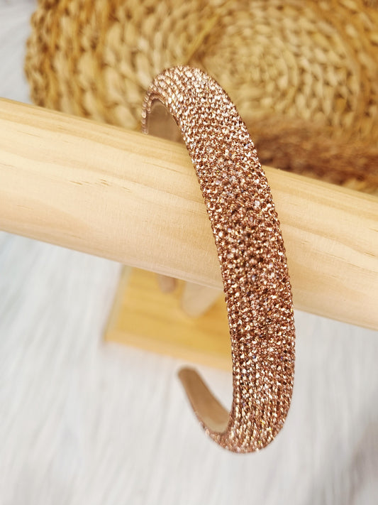 Diadeem strass Rosé