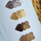 Leatherlook anti-slip haarspeldjes Luna hart
