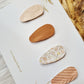 Leatherlook haarspeldjes anti-slip Elke