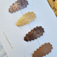 Leatherlook haarspeldjes luna ribbel