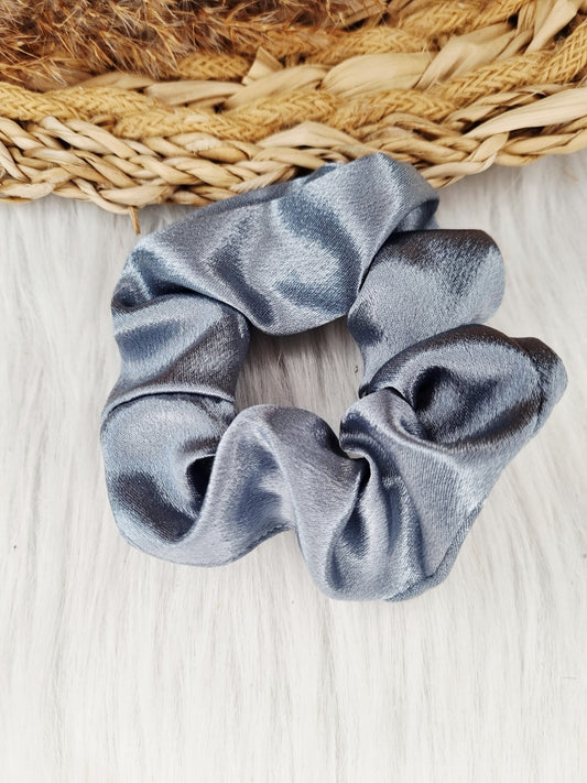 Luxe satijnen Scrunchie Grijs