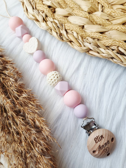 Speenkoord gegraveerd