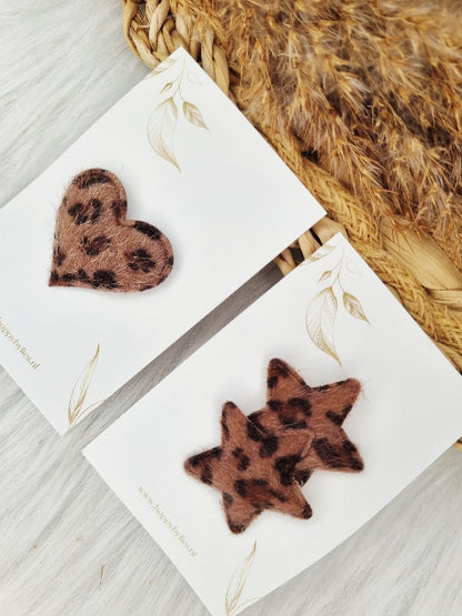 Anti-slip haarspeldje Leopard