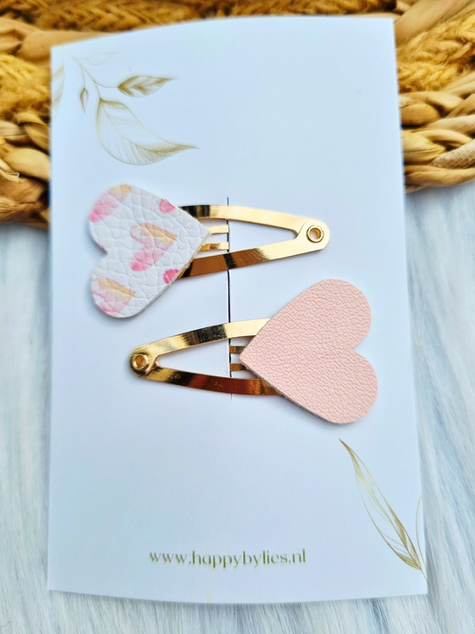 Leatherlook haarspeldjes Mae Hart