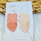 Leatherlook anti-slip haarspeldjes eef hart