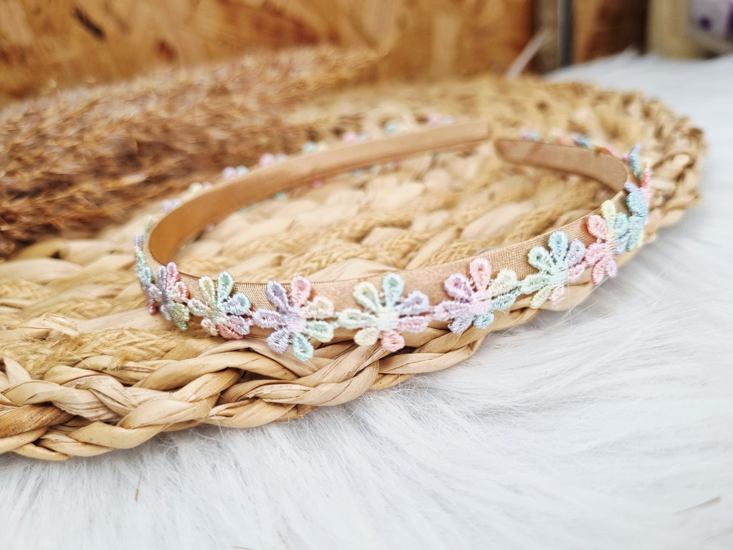 Diadeem flower pastel