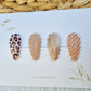  Leatherlook haarspeldjes mira ribbel