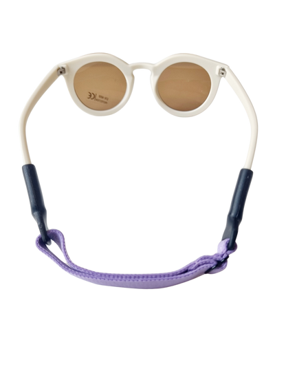 Kinderzonnebril bandjes lila