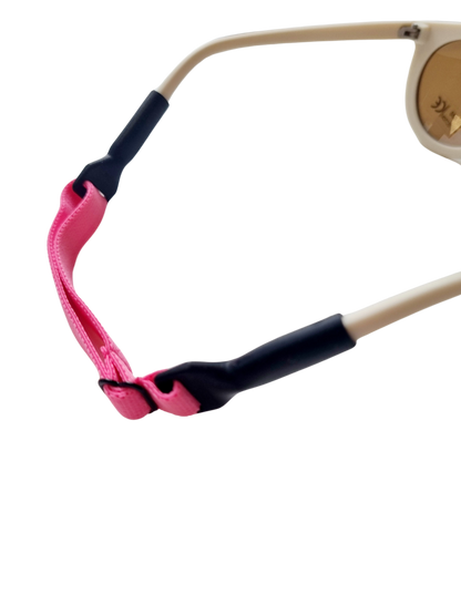 Kinderzonnebril bandjes roze